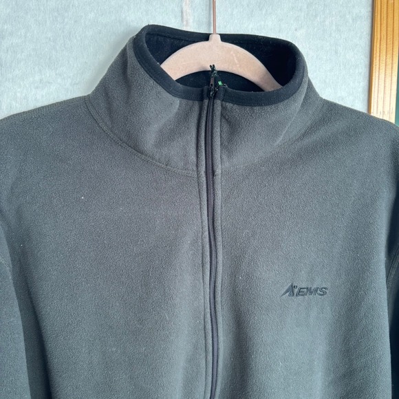 VTG Eastern Mountain Sports Mens Fleece 1/4 Zip Pullover Gray Medium Canada Made - Picture 3 of 12